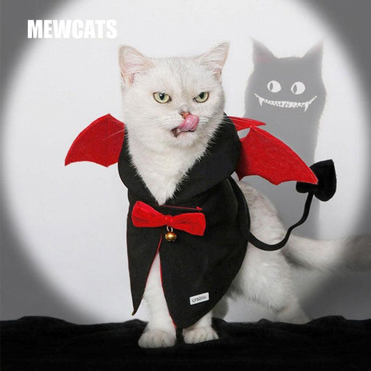Halloween Devil Cat Cape